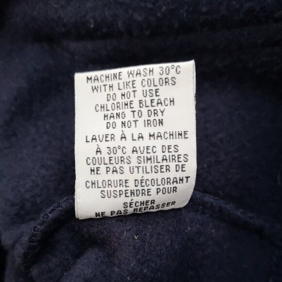 Boca Canada Ladies Size Medium Navy Fleece Straight Fit Hoodie - Picture 5 of 10